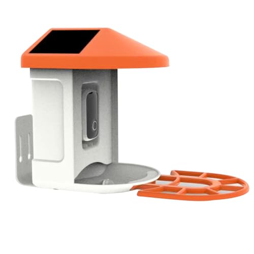 Hlxnyami Smart Garden Vogelfutterstation mit Sensorkamera, AI-fähige Wildtierüberwachung, verbesserte Vogelbeobachtung, B von Hlxnyami