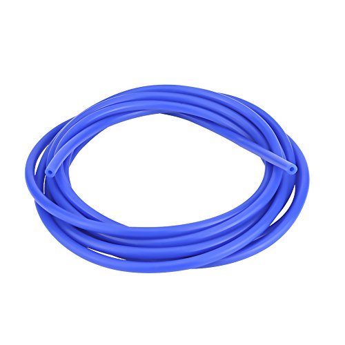 Hlyjoon Vakuumschlauch-Set aus Silikon, Auto, 4 mm, 5 m, Universalschlauch (Blau), Druckschlauch + Silikonschlauch von Hlyjoon