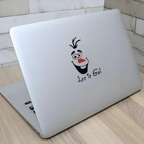 Gefrorene Aufkleber Elsa Aufkleber Olaf Gefrorene Aufkleber Let It Go WC Aufkleber Toiletten Aufkleber (15x25 cm, 2Stück) von Hmkaufen