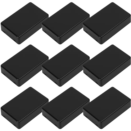 9 Stk Abzweigdose Wasserdicht, Kunststoffgehäuse Elektronik Gehäuse Kunststoff Projekt Box Abzweigdosen, Verteilerdose Außen Wasserdicht Aufputz Abzweigkasten, DIY Kabelanschlussdose, 70x45x18mm von Hmkesoteric