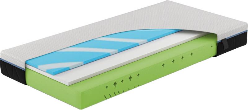 Kaltschaummatratze Royal Visco, Hn8 Schlafsysteme, 25 cm hoch, Schulterkomfortzone und GelTouch-Auflage für optimale Körperanpassung von Hn8 Schlafsysteme