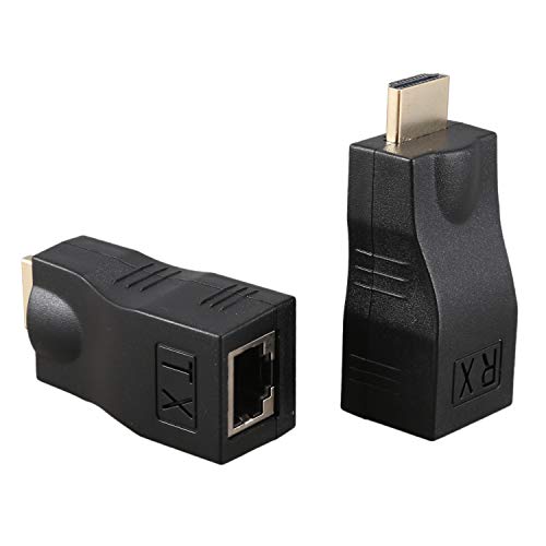 Hnmodter 4K 3D 1.4 30 m Extender a RJ45 auf 5e / 6 LAN Netzwerk von Hnmodter