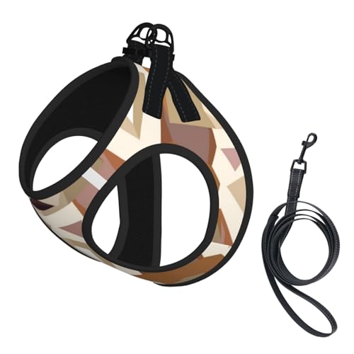 Welsh Corgi Kopfmuster, Haustiergeschirr, Verstellbares reflektierendes Hundegeschirr, Haustierleinenweste,M von Hnnkloy