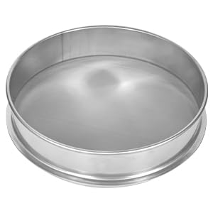 Kräuterpollen-Extractor aus Edelstahl, 20cm Stapelbar Sichter, 150 Mesh Extraktor Feines Sieb Mesh Sieb, Durchmesser Mehlsieb, Küchensieb für Küche Mehl Reis Nudeln Puderzucker von Hnonoxy