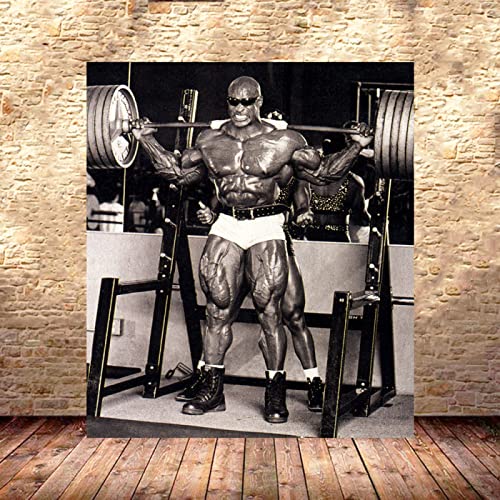 Hnyjyfa Ronnie Coleman Poster Bodybuilding-Gigant Sport Zuhause Fitnessstudio Dekoration motivierende Wand Bilder inspirierendes Muskeltraining Fitnessbild 0119034, 60x70cm/Ungerahmt von Hnyjyfa