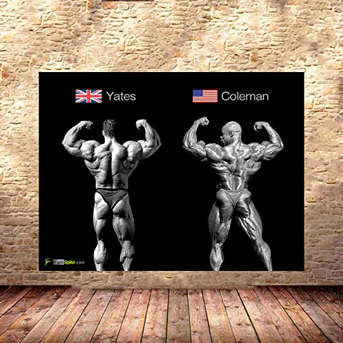 Hnyjyfa Ronnie Coleman Poster Bodybuilding-Gigant verschiedene Größen Sport Zuhause Fitnessstudio Dekoration motivierende Wand Bilder inspirierendes Muskeltraining Fitnessbild 0119039 von Hnyjyfa