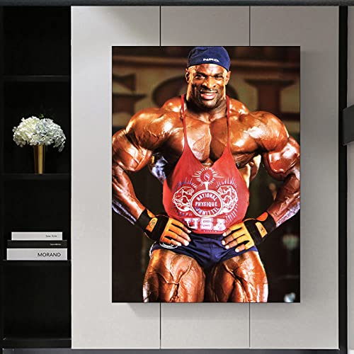 Hnyjyfa Ronnie Coleman Poster motivierende Wand Bilder Bodybuilding Gigant Verschiedene Größen Sport Zuhause Fitnessstudio Dekoration inspirierend Muskeltraining Fitnessbild 0121089 von Hnyjyfa