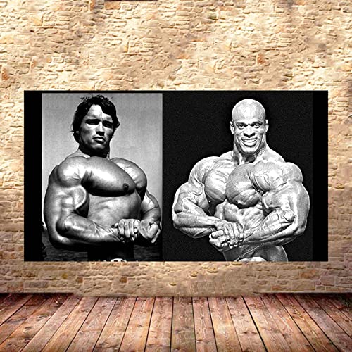 Hnyjyfa Ronnie Coleman Poster motivierende Wand Bilder Bodybuilding Gigant verschiedene Größen Sport Zuhause Fitnessstudio Dekoration inspirierend Muskeltraining Fitnessbild 0121056 von Hnyjyfa