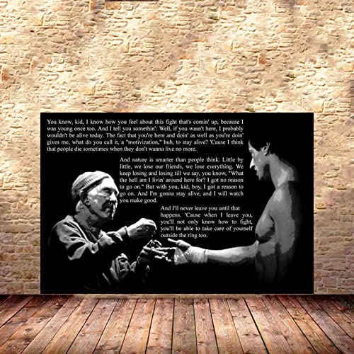 Hnyjyfa Trainings Poster Haus Fitness Deko Sexy Muskel mann Bodybuilding Übung Motivations Zitate Inspirierende Wand Bilder Leinwand Gemälde Gym 0309206 von Hnyjyfa
