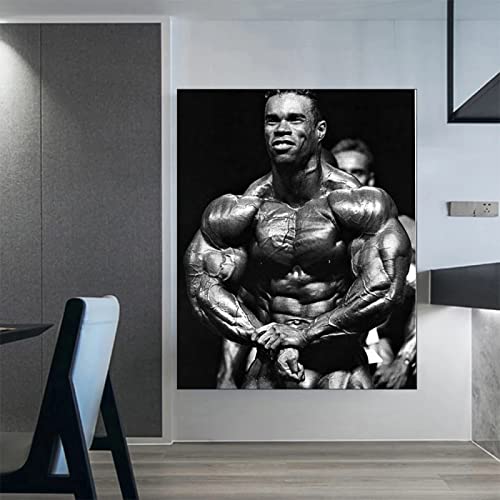 Kevin Levrone Poster Kraftprotz Bodybuilding Poster Trainings Poster Haus Fitness Deko Mann Übungs Motivzitat Gemäldedrucke Inspirierendes Wand Bilder Gym Poster 0318184 von Hnyjyfa