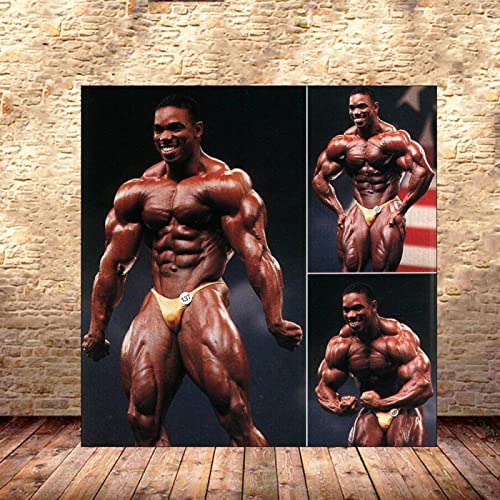 Hnyjyfa Kevin Levrone Poster Kraftprotz Bodybuilding Poster Trainings Poster Haus Fitness Deko Mann Übungs Motivzitat Gemäldedrucke Inspirierendes Wand Bilder Gym Poster 0318400 von Hnyjyfa