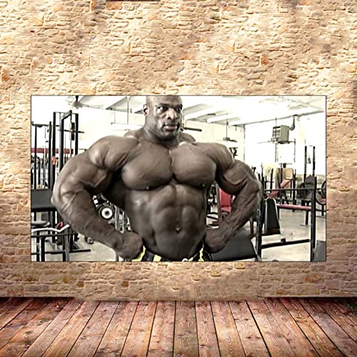 Hnyjyfa Ronnie Coleman Poster Bodybuilding-Gigant verschiedene Größen Sport Zuhause Fitnessstudio Dekoration motivierende Wand Bilder inspirierendes Muskeltraining Fitnessbild 0119026 von Hnyjyfa