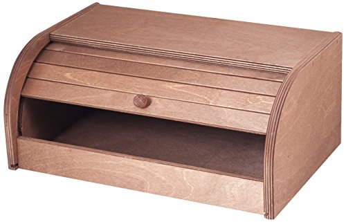 Home Rollladen Brotkasten, Holz, braun von HOME