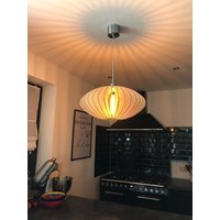 Holzikat Hängelampe Zusammengebaut Lampenschirm Holzlampe Ohne Fassung Und Leuchtmittel Handmade Handcrafted Handgefertigt von HoLziKAThandmade