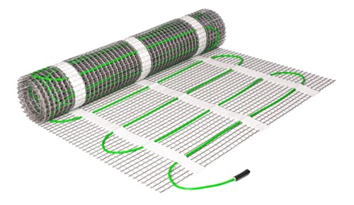 Elektrische Fußbodenheizung HoWaTech Basic für Renovierung TWIN Heizmatte 100 W/m², Heizfläche:1.00m² von HoWaTech