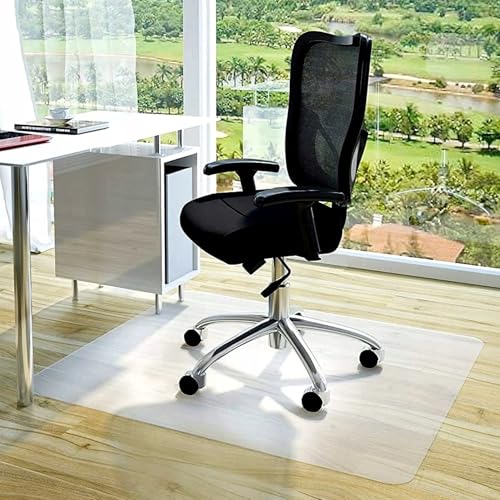 HoZeYo Transparent Floor Protection Mat,schreibtischstuhl unterlage transparent, bodenschutzmatte, unterlage schreibtischstuhl,schutzmatte bürostuhl,stufenmatte - 90 x 120 cm (Frosted) von HoZeYo