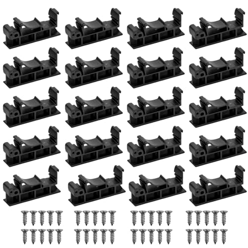 10 Sets 35mm Din-Schienenmontage, 35mm PCB DIN C45 Adapter, Leiterplatten Halterung Halter, PCB Bracket Hutschiene zum Fixieren von Leiterplatten Oder Elektronischen Schaltgeräten (Schwarz) von HoaaiGo