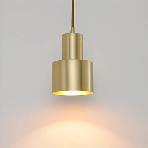 Hobaca® E27 Gold Kupfer Luxus Eisen LED moderne nordische Pendelleuchte hängende Lampenschirm Leuchten für Kücheninsel Esszimmer Lichter von Hobaca