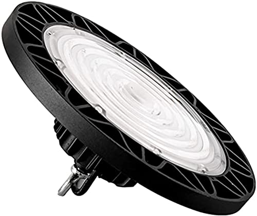 Hobaca 100W Led UFO Strahler Industrielampe,LED Werkstattlampe 13000LM Hallenstrahler,IP65 Wasserdichte 120°Abstrahlwinkel Hallenbeleuchtung 6500K, LED High Bay Licht von Hobaca