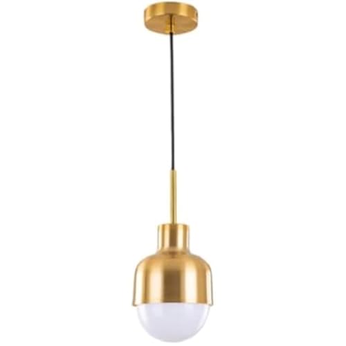 Hobaca E27 Nordische Schmiedeeisen Restaurant Pendelleuchten Kreative Persönlichkeit Modern Einfach Bar Cafe Deckenleuchten Küche Schlafzimmer Kronleuchter Durchmesser 14 * 24 Cm von Hobaca