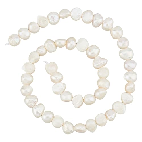 Hobbspring 1 Strang Natürliche Süßwasserperlen 7-9.5x8-10.5mm Unregelmäßige Kleine Perlen Barocke Zuchtperlen Mit Nylonschnur Und Perlennadel Zur Schmuckherstellung Hobbspring 1 Strang Natürliche Süßwasserperlen 7-9.5x8-10.5mm Unregelmäßige Kleine Perlen Barocke Zuchtperlen Mit Nylonschnur Und Perlennadel Zur Schmuckherstellung von Hobbspring