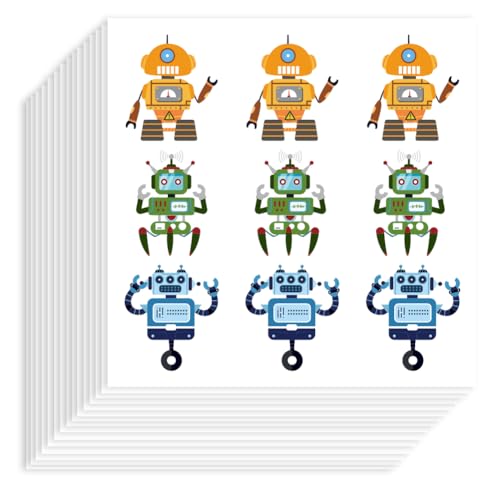 Hobbspring 180 Stück Roboter Aufkleber 25mm Selbstklebendes Papier Dekorative Aufkleber Wasserdicht Cartoon Roboter Planer Aufklebers Für Party Geschenk Scrapbook Kalender Basteln Dekoration Hobbspring 180 Stück Roboter Aufkleber 25mm Selbstklebendes Papier Dekorative Aufkleber Wasserdicht Cartoon Roboter Planer Aufklebers Für Party Geschenk Scrapbook Kalender Basteln Dekoration von Hobbspring