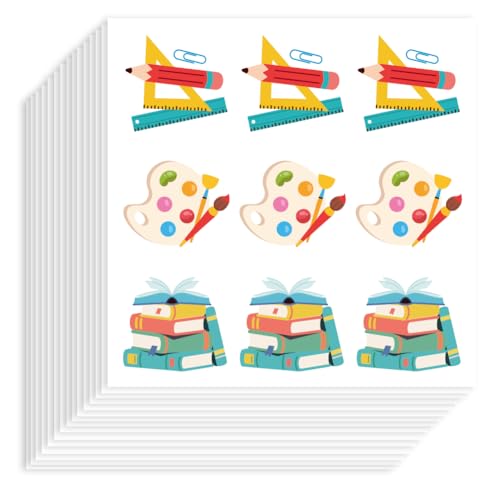 Hobbspring 180 Stück Schulaufkleber 90x90mm Selbstklebendes Papier Dekorative Aufkleber Bleistifte Buntstifte Farben Lineale Bücher Planer Aufkleber Für Partys Kalender Tagebücher Basteln Dekor Hobbspring 180 Stück Schulaufkleber 90x90mm Selbstklebendes Papier Dekorative Aufkleber Bleistifte Buntstifte Farben Lineale Bücher Planer Aufkleber Für Partys Kalender Tagebücher Basteln Dekor von Hobbspring