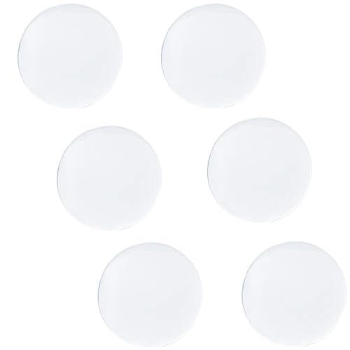 Hobbspring 6 Stück Türknaufstopper Transparent Türknauf Wandschutz Kissen Türpuffer Wandschutz Türgriffpuffer Mit Starkem Selbstklebendem Kleber 80x7mm von Hobbspring