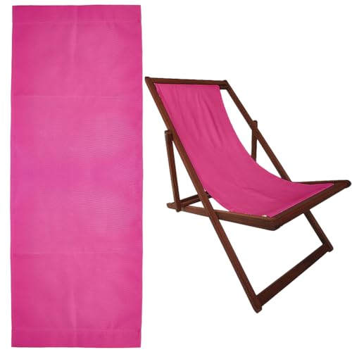 Hobbspring Ersatzbezug Für Strandstühle 115cmx43.5cm Kamelie Ersatz Segeltuch Für Loungesessel Einfacher Ersatzstoff Für Sling Stühle Zum Sonnenbaden Innenhof Garten Strand von Hobbspring