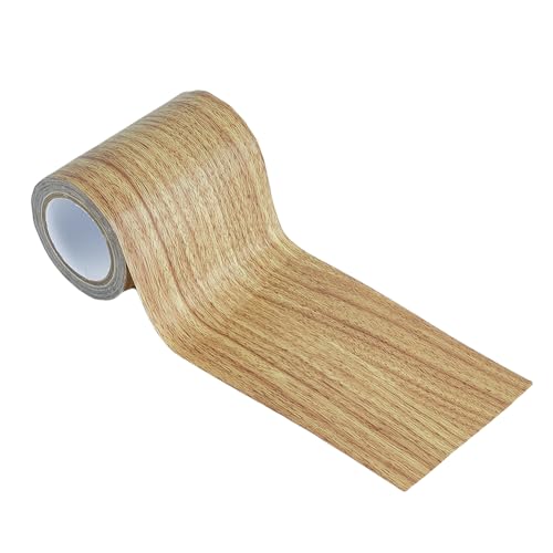Hobbspring Holzmaserungsband 3 inchX15cm cm Selbstklebendes Reparaturpflaster Für Holzmaserung Langlebiges Vielseitig Verwendbares Klebepflaster Realistische Holzfarbene Aufkleber Polster von Hobbspring