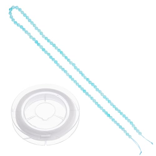 Hobbspring Perlenstränge Aus Natürlichem Amazonit 4mm Facettierte Edelsteinperlen 95 Stück Hellgrüne Lose Perlen Mini Stein Abstandshalterperlen Rondellperlenstrang Mit Elastischer Schnur Hobbspring Perlenstränge Aus Natürlichem Amazonit 4mm Facettierte Edelsteinperlen 95 Stück Hellgrüne Lose Perlen Mini Stein Abstandshalterperlen Rondellperlenstrang Mit Elastischer Schnur von Hobbspring