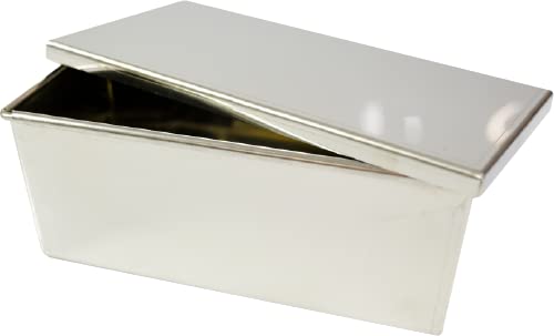 Hobbybäcker - Brotbackform aus Chromstahl - HBT: 9,5x23x11 cm - Rostfreie Form für 1.500 g Vollkornbrot oder 750 g Mischbrot von Hobby BÄCKER