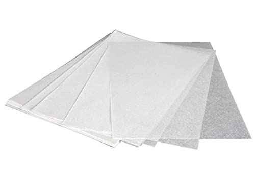Hobbybäcker - Sahneabdeckpapier (ca. 50 Blatt) - Maße 12 x 18 cm - Transparentes Sahnepapier als einzelne Zuschnitte von Hobby BÄCKER