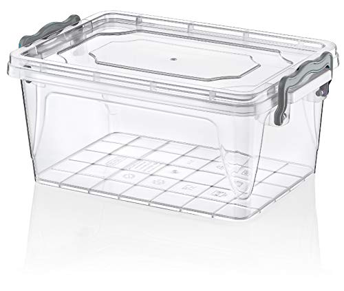 Maya Professional Tools 021110 Multibox rechteckig 1,5 l, transparent/türkis Maya Professional Tools 021110 Multibox rechteckig 1,5 l, transparent/türkis von Hobby Life