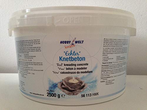Hobby Welt kreativ Echter Knetbeton, Bastelbeton zum Modellieren 2,5Kg Hobby Welt kreativ Echter Knetbeton, Bastelbeton zum Modellieren 2,5Kg von Hobby Welt kreativ