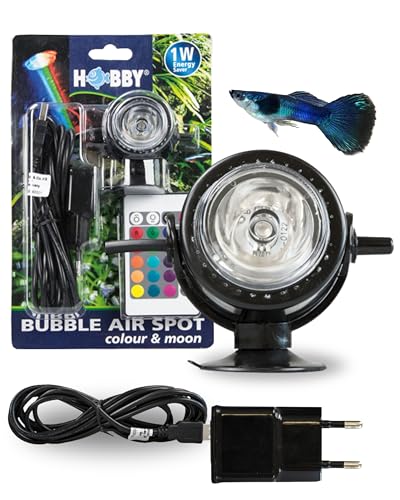 Hobby 00677 Bubble Air Spot "colour & moon", LED mit Ausströmerfunktion, 1 Stück (1er Pack) Hobby 00677 Bubble Air Spot "colour & moon", LED mit Ausströmerfunktion, 1 Stück (1er Pack) von Hobby