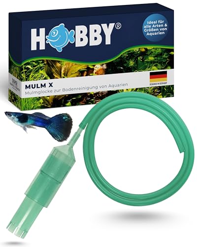 Hobby Aquaristik Mulm X I Mulmglocke für Aquarien I Mulmsauger zur Bodenreinigung I Sauger für effiziente Mulmabsaugung I ideal für Süß- und Meerwasseraquarien I Aquarium Reinigungszubehör von Hobby