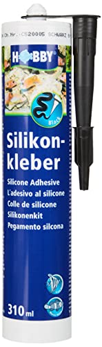 Hobby 11945 Silikonkleber, Kartusche, 310 ml, schwarz von Hobby