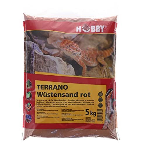 Hobby 34080 Terrano Wüstensand, rot, Durchmesser 1-3 mm, 5 kg von Hobby