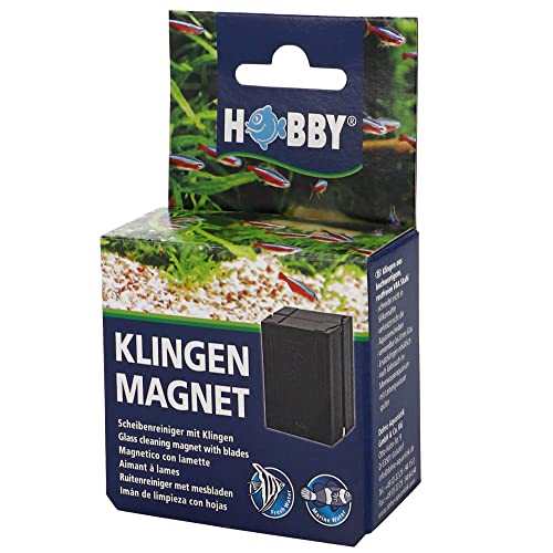 Hobby Klingenmagnet Scheibenreiniger für Aquarien bis 8 mm Glasstärke von Hobby