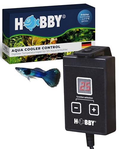 HOBBY Aquaristik Aqua Cooler Control I Digitaler Temperaturregler für 12V Aquarienkühler I präzise Temperaturkontrolle & einfache Bedienung I Steuerungseinheit für Aquarienlüfter I Aquarium Thermostat HOBBY Aquaristik Aqua Cooler Control I Digitaler Temperaturregler für 12V Aquarienkühler I präzise Temperaturkontrolle & einfache Bedienung I Steuerungseinheit für Aquarienlüfter I Aquarium Thermostat von Hobby