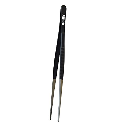 Hobby Futter-Pinzette - gerade - 30cm, schwarz von Hobby