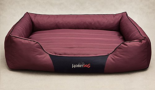 Hobbydog Cordura Comfort Dog Bed Dog Sofa Pet Bed Various Sizes and Colours, XL - 85x65x24 von Hobbydog