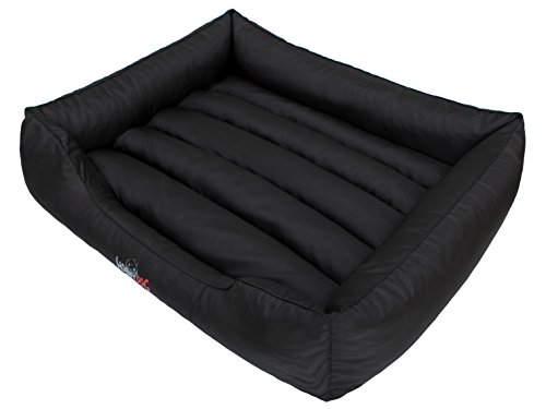 Hobbydog CORCZA2 Hundebett, Sofa, Korb Tierbett Comfort, Größe XL, 82 x 62 cm, schwarz von Hobbydog