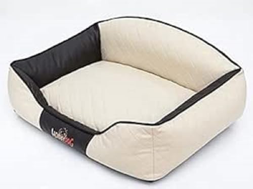 Hobbydog L ELIBEB3 Dog Bed Elite L 65X50 cm Beige-Brown, L, Multicolored, 1.6 kg von Hobbydog