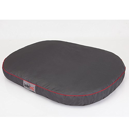 Hobbydog L MOWGRA3 Dog Oval Mattress L 87X68 cm Graphite, L, Gray, 2.5 kg von Hobbydog