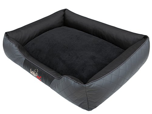 Hobbydog R1 CEEGRA6 Dog Bed Cesarean Exclusive R1 65X52 cm Graphite-Black, S, Multicolored, 2 kg von Hobbydog