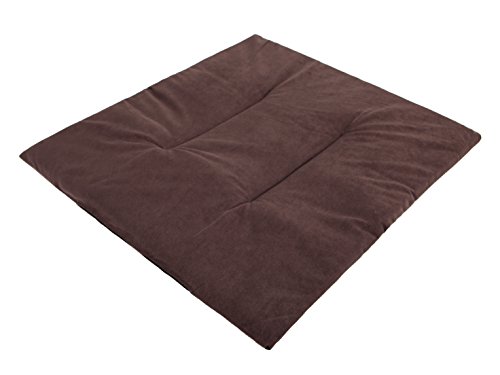 Hobbydog R4 PUBBRW7 Pillow to Doghouse R4 56X49 cm Brown Velour, L, Brown, 400 g von Hobbydog