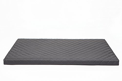 Hobbydog XL DMAGRA2 Dog Mattress Deluxe XL 81X50 cm Grafhite, XL, Gray, 400 g von Hobbydog