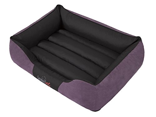 Hobbydog XL NICFIO5 Dog Bed Nice XL 110X90 cm Purple Nubuck, XL, Purple, 3.2 kg von Hobbydog